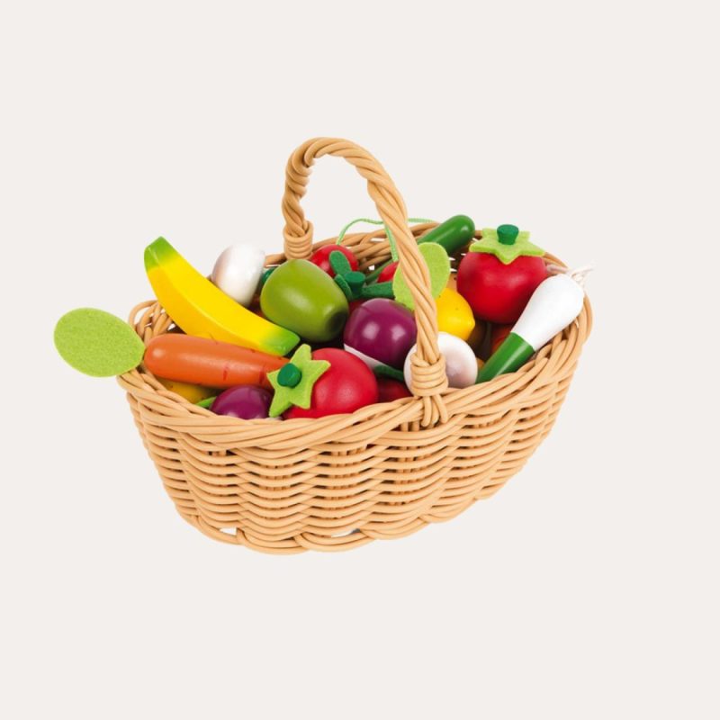 24 Pcs Fruits And Vegetables Basket Books