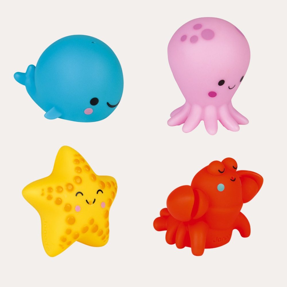 4 Sea Animal Squirters Bathtime