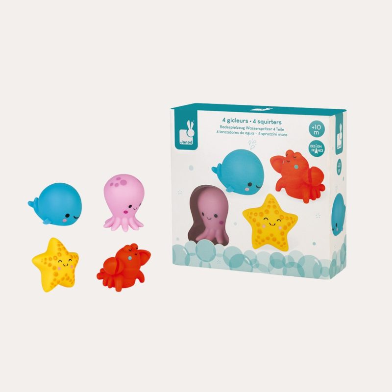 4 Sea Animal Squirters Bathtime