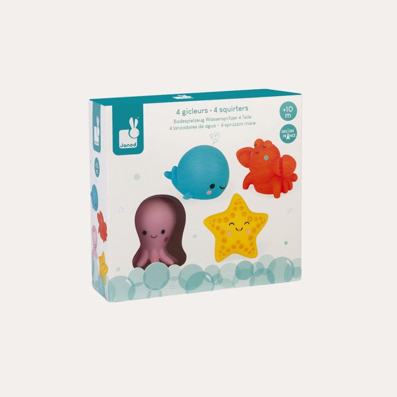 4 Sea Animal Squirters Bathtime