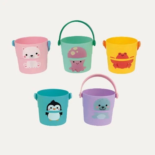 5 Activities Buckets Bathtime