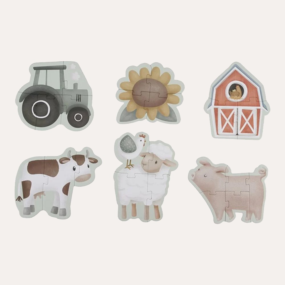 6 In 1 Puzzle – Little Farm Educational Toys