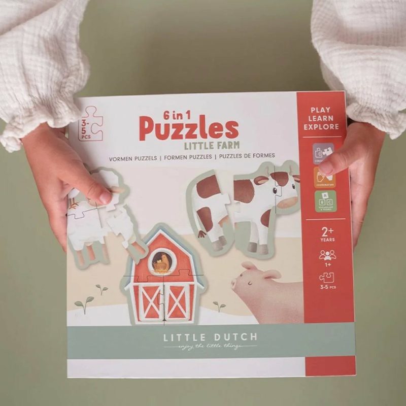 6 In 1 Puzzle – Little Farm Educational Toys