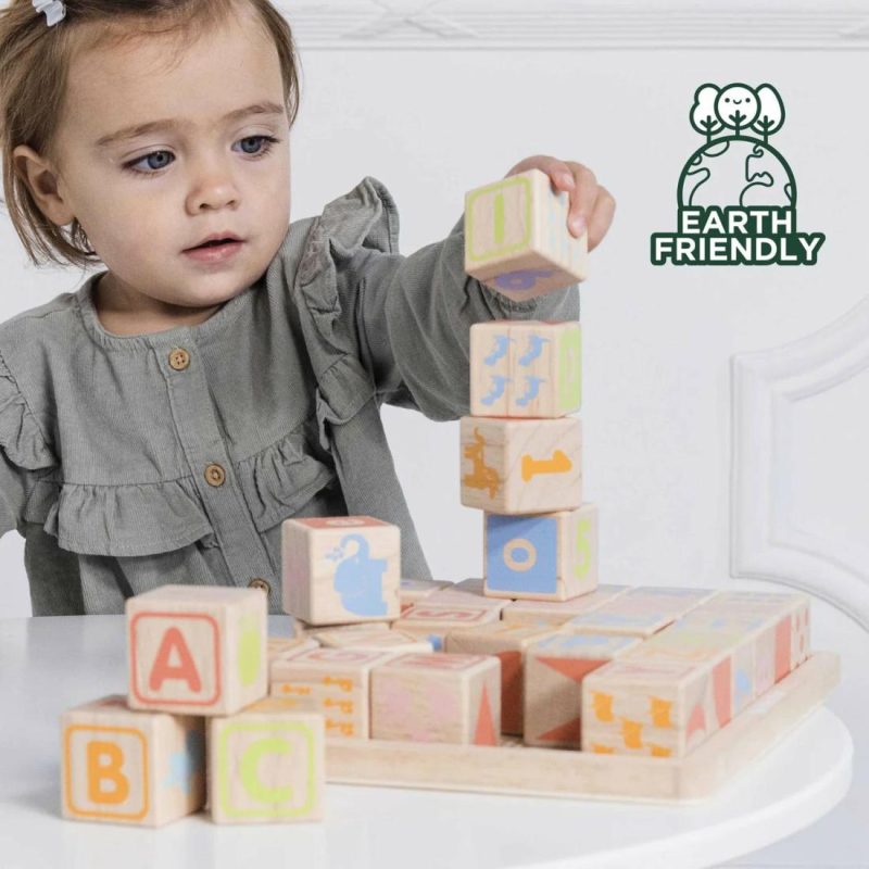 Abc Wooden Blocks Activity Toys