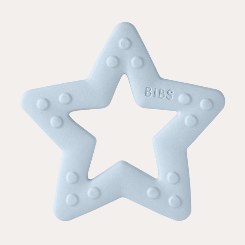 Baby Bitie Star Teether – Baby Blue Dummies