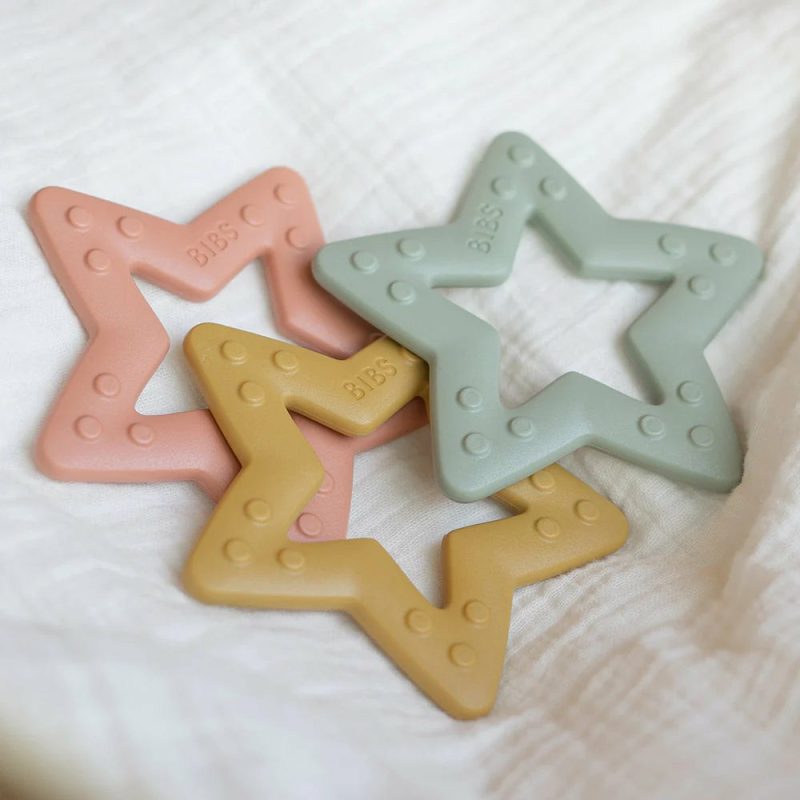 Baby Bitie Star Teether – Baby Blue Dummies