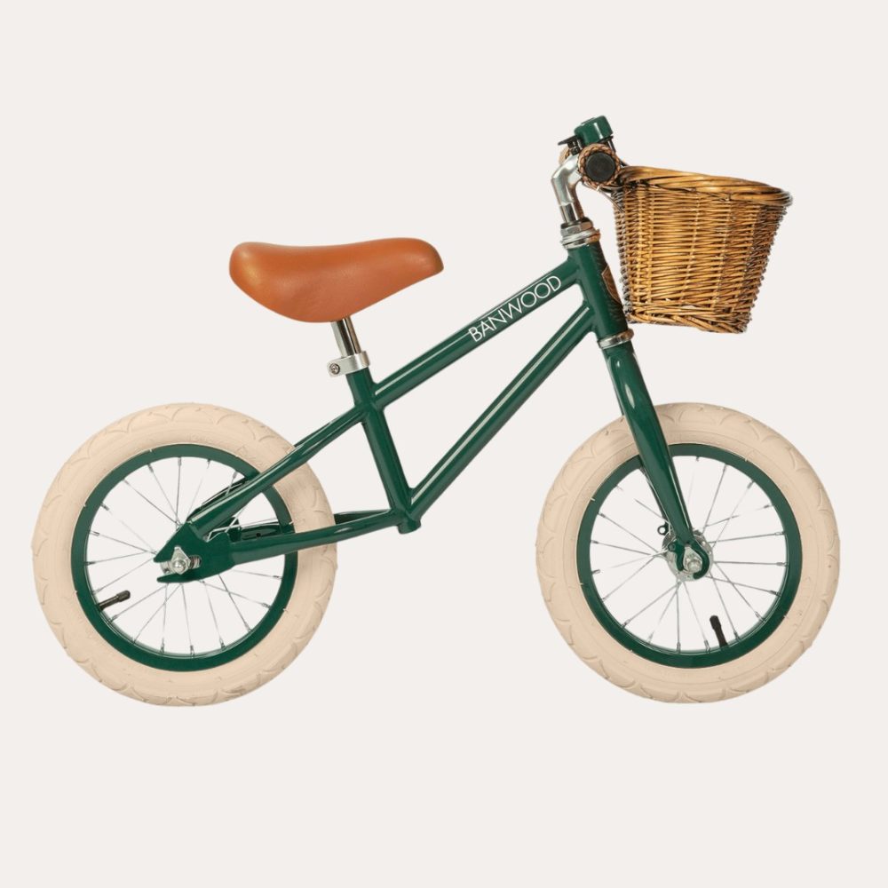 Balance Bike Vintage – Dark Green Activity Toys