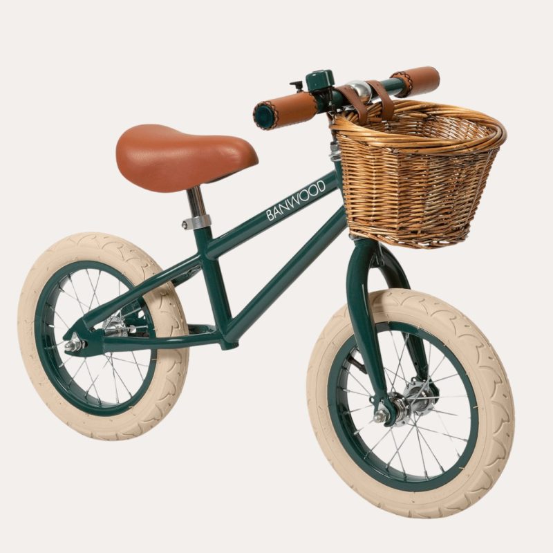 Balance Bike Vintage – Dark Green Activity Toys