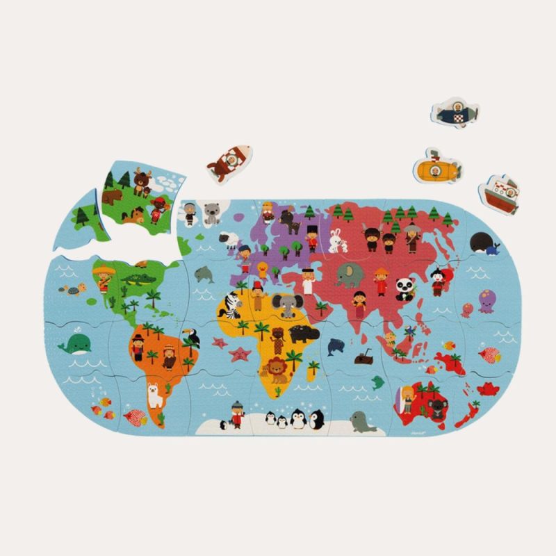 Bath Explorers Jigsaw Map Bathtime