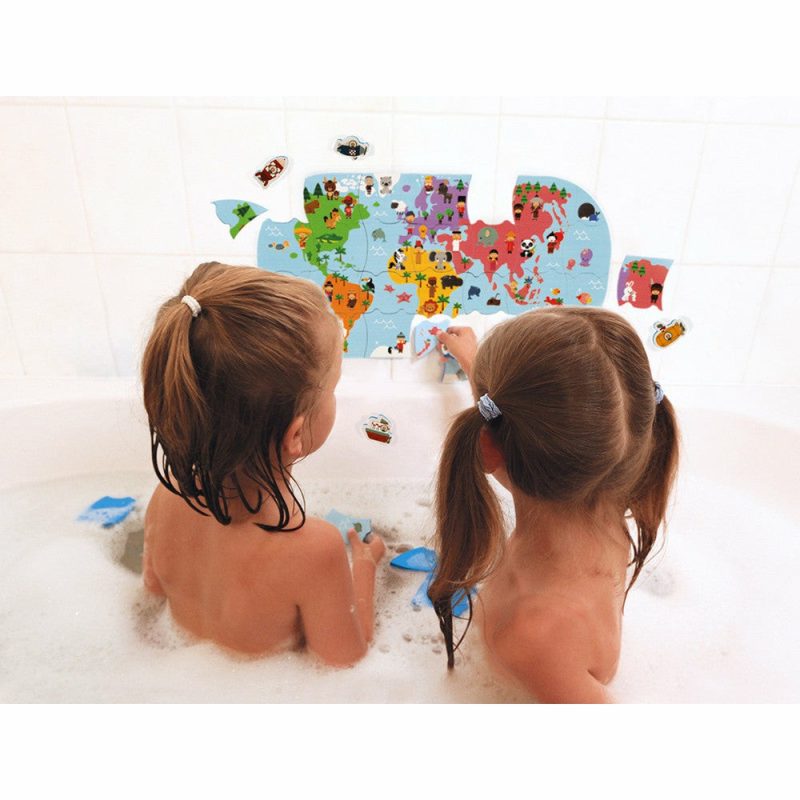 Bath Explorers Jigsaw Map Bathtime