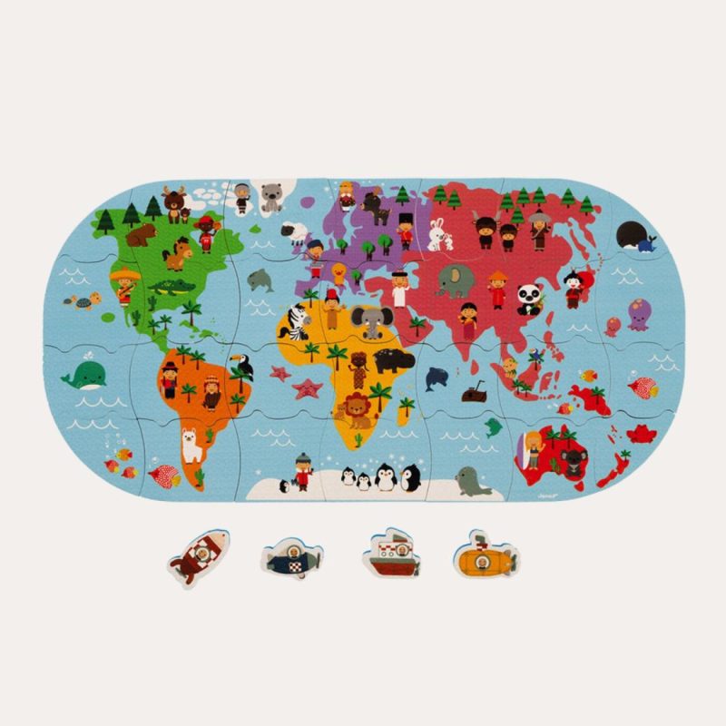 Bath Explorers Jigsaw Map Bathtime