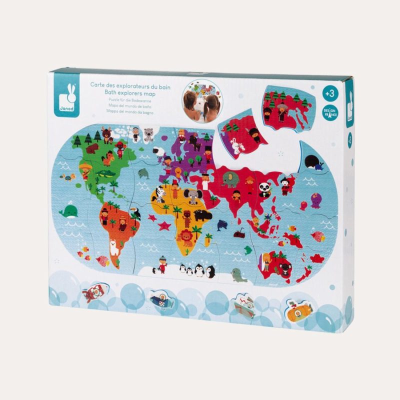 Bath Explorers Jigsaw Map Bathtime