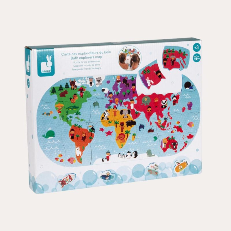 Bath Explorers Jigsaw Map Bathtime