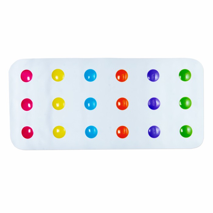 Bath Mat Dots Bathtime