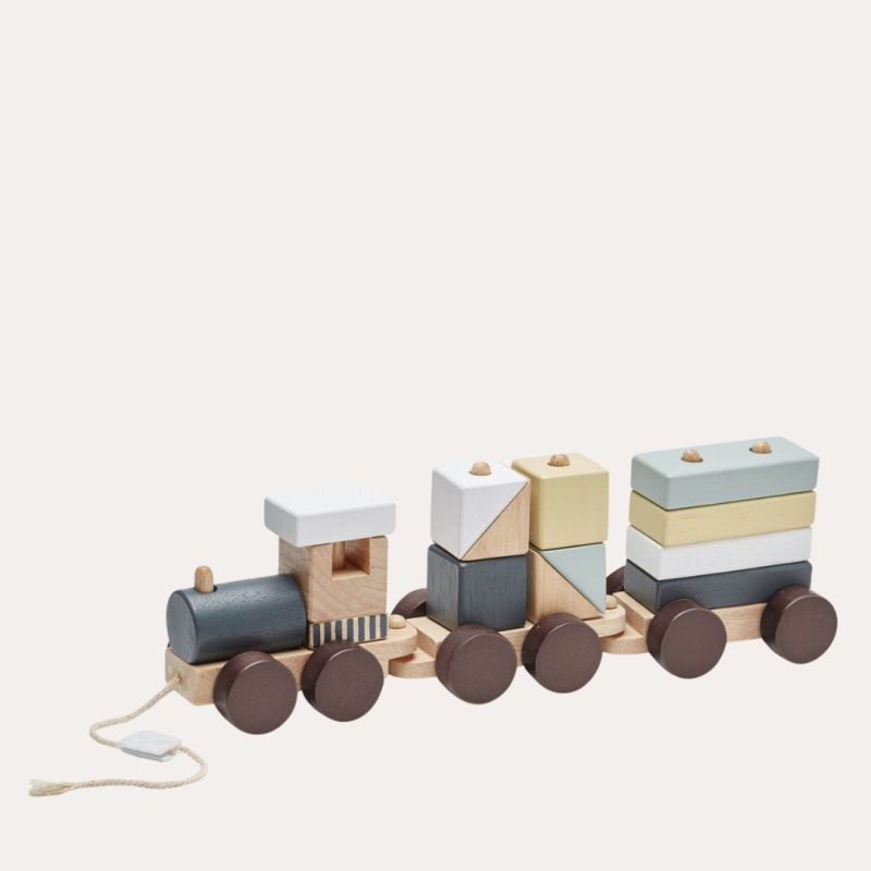 Block Train Natural Educational Toys