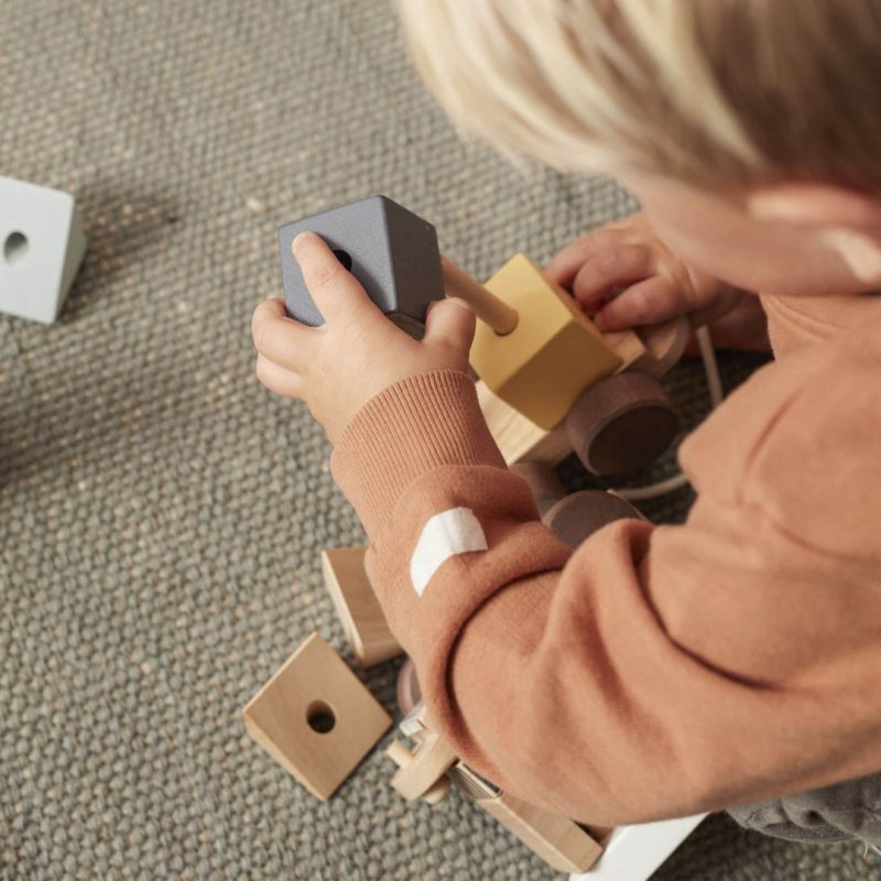 Block Train Natural Educational Toys