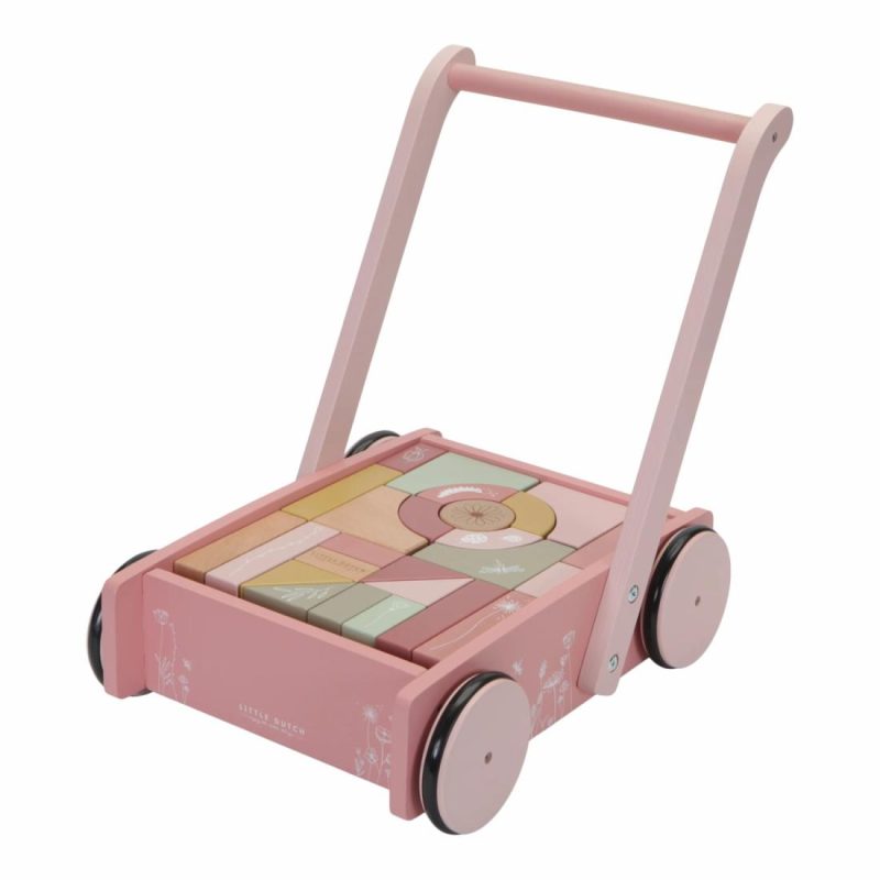 Block Trolley – Flowers Activity Toys