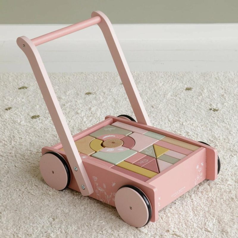 Block Trolley – Flowers Activity Toys