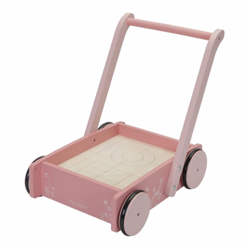 Block Trolley – Flowers Activity Toys