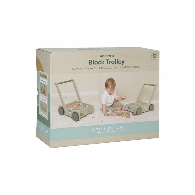 Block Trolley – Little Farm Activity Toys