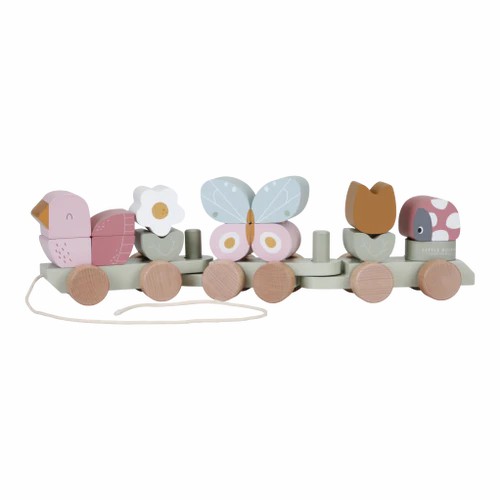 Blocks Train – Flowers & Butterflies Activity Toys