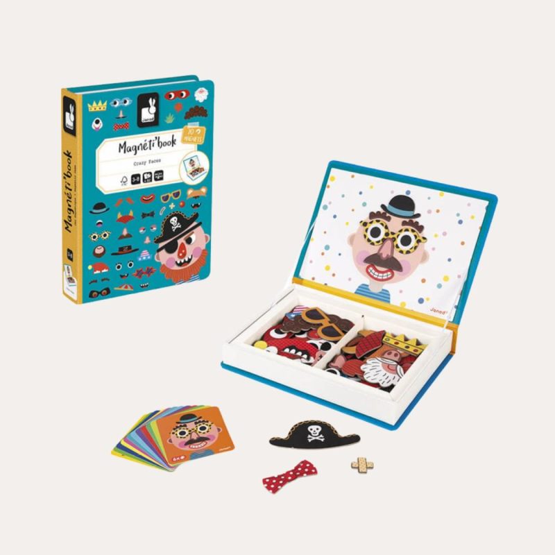 Boy’s Crazy Faces Magneti’Book Educational Toys