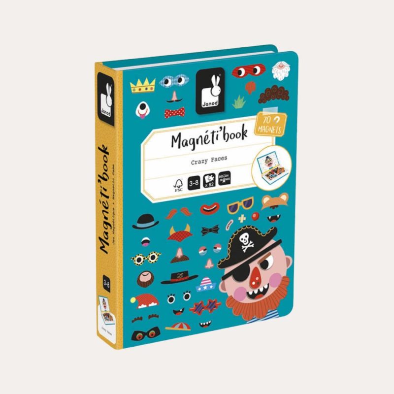 Boy’s Crazy Faces Magneti’Book Educational Toys