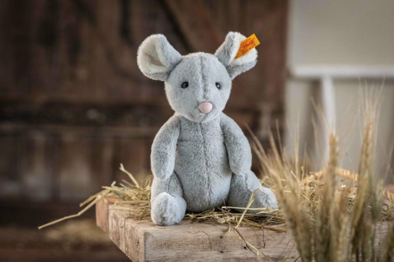 Cheesy Mouse Blue/Grey Sitting 19Cm Nursery & Baby