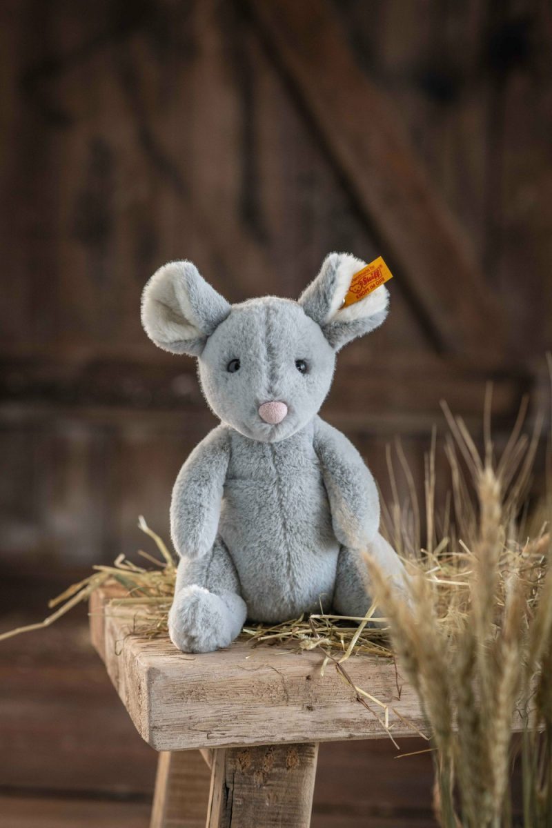 Cheesy Mouse Blue/Grey Sitting 19Cm Nursery & Baby