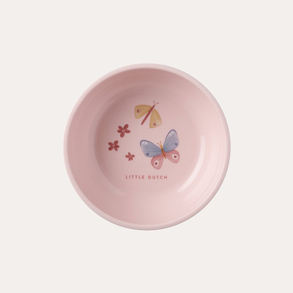 Children’s Bowl Flowers & Butterflies Dinner Plates, Bowls