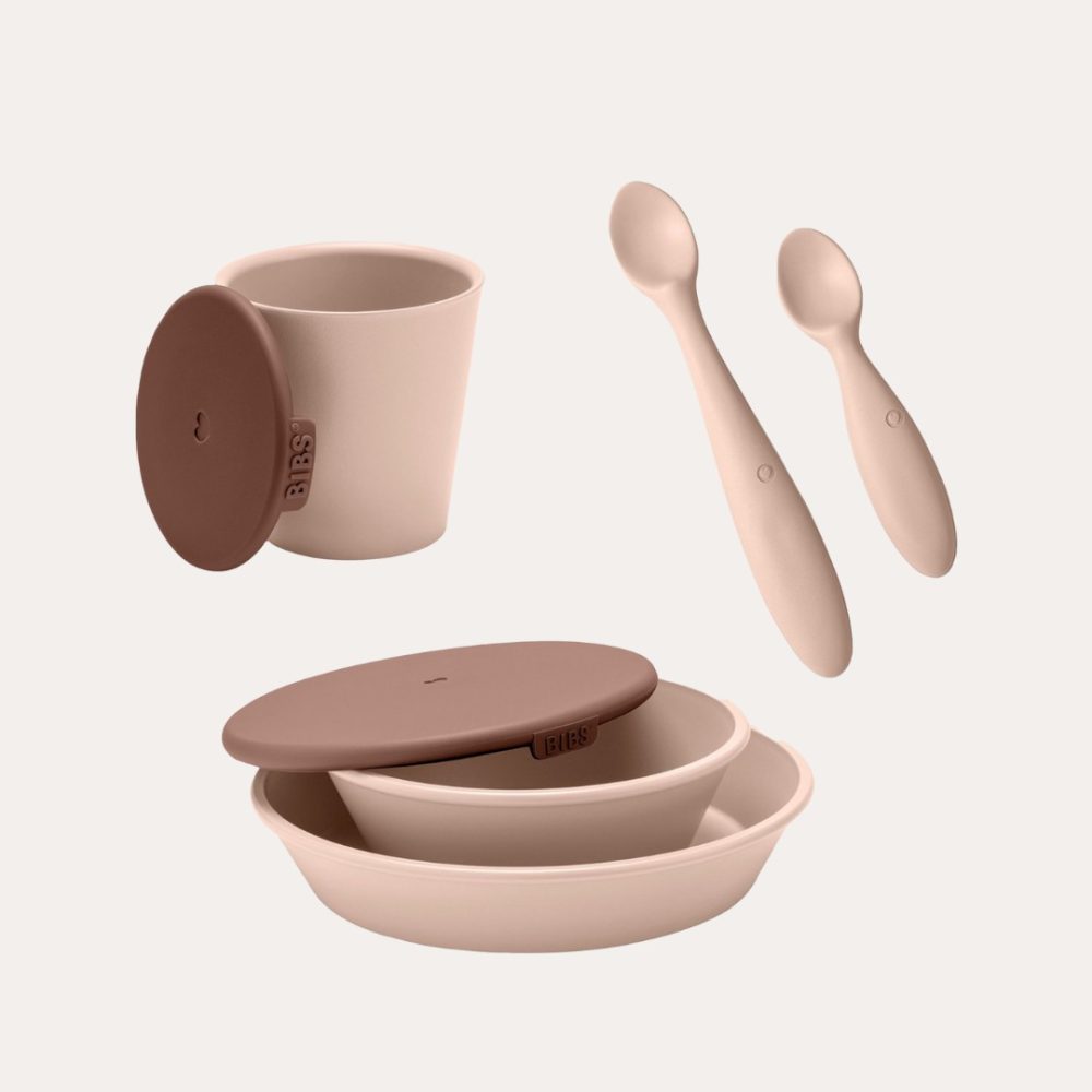 Complete Mealtime Set – Blush Dinner Plates, Bowls