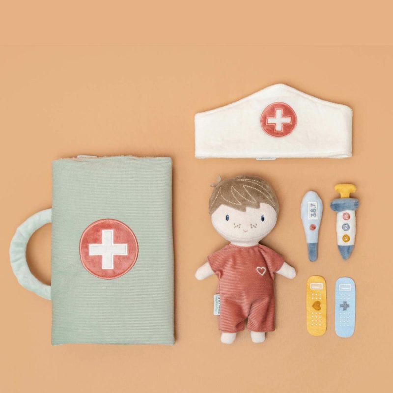 Doctor & Nurse Playset With Jim Doll Nursery & Baby