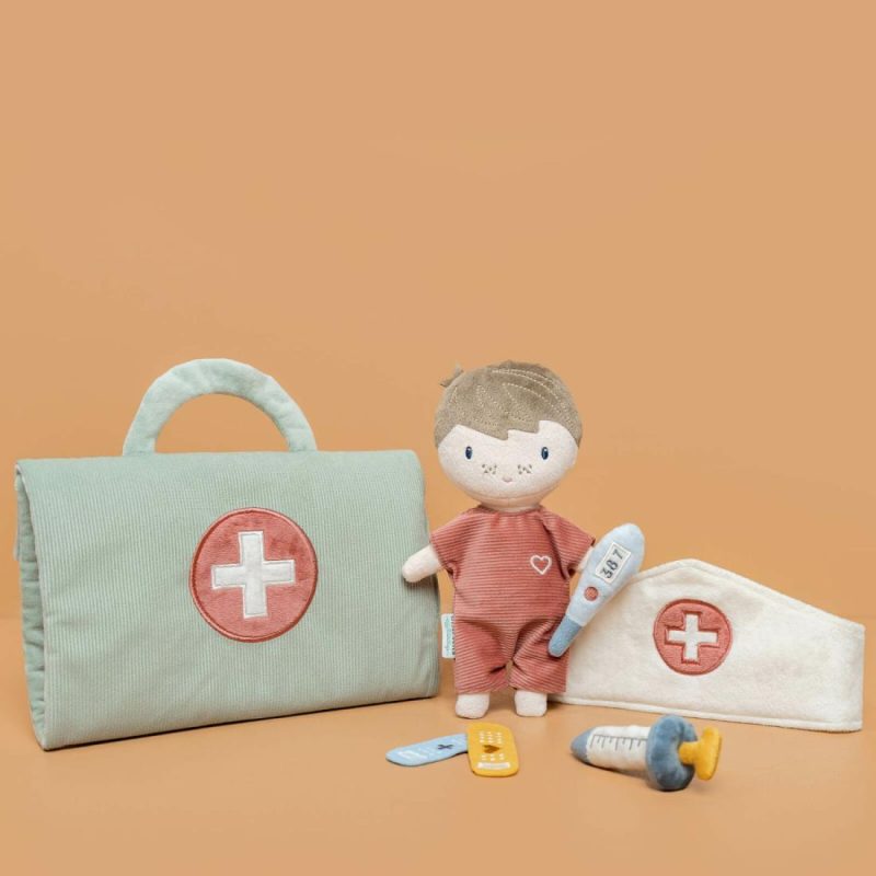 Doctor & Nurse Playset With Jim Doll Nursery & Baby