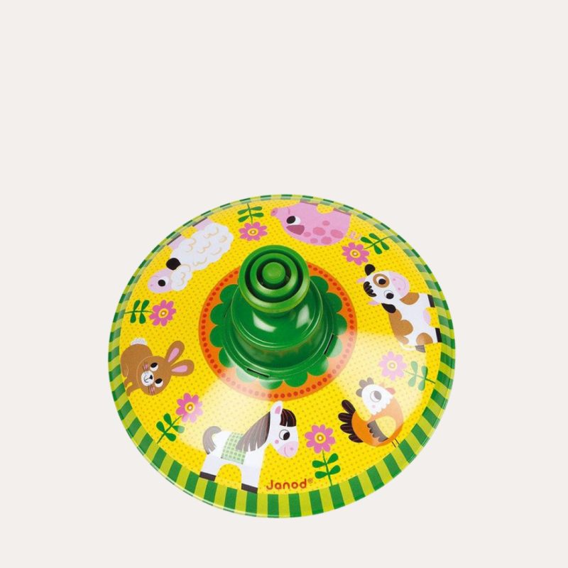 Farm Metal Spinning Top Farm & Animals