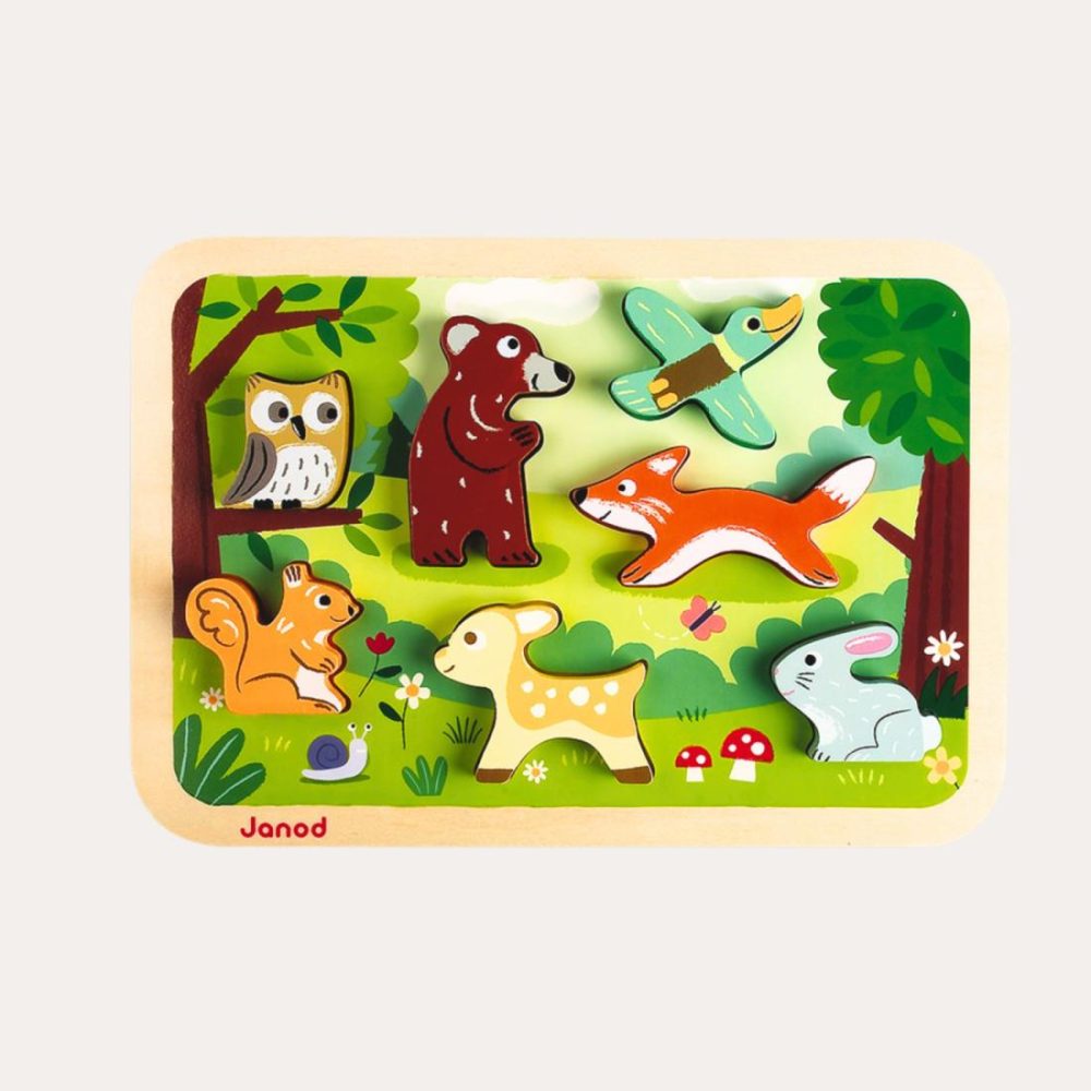 Forest Animal Chunky Puzzle Educational Toys