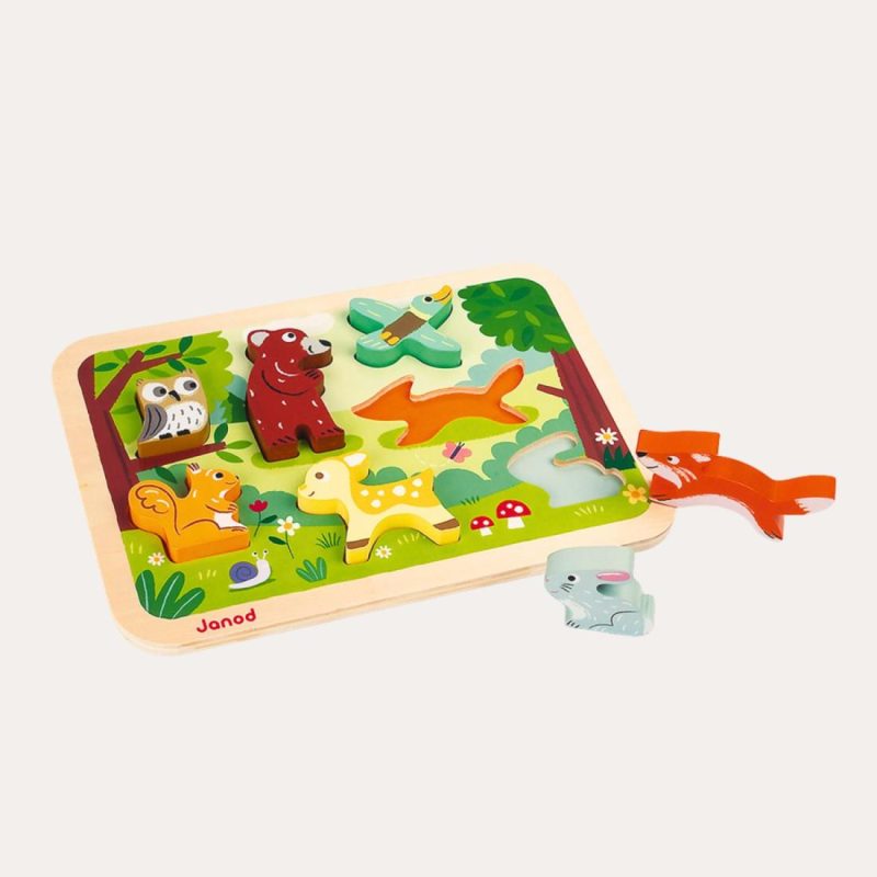 Forest Animal Chunky Puzzle Educational Toys