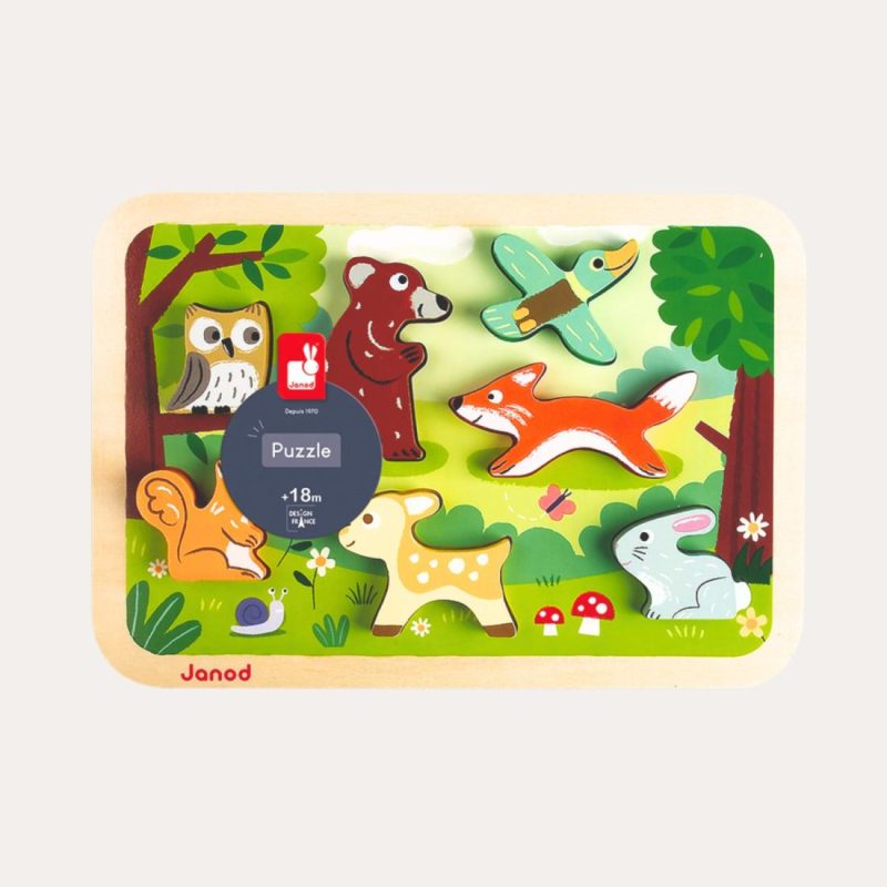 Forest Animal Chunky Puzzle Educational Toys