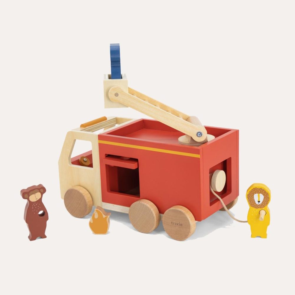 Fsc Wooden Fire Truck Cars, Planes & Transport