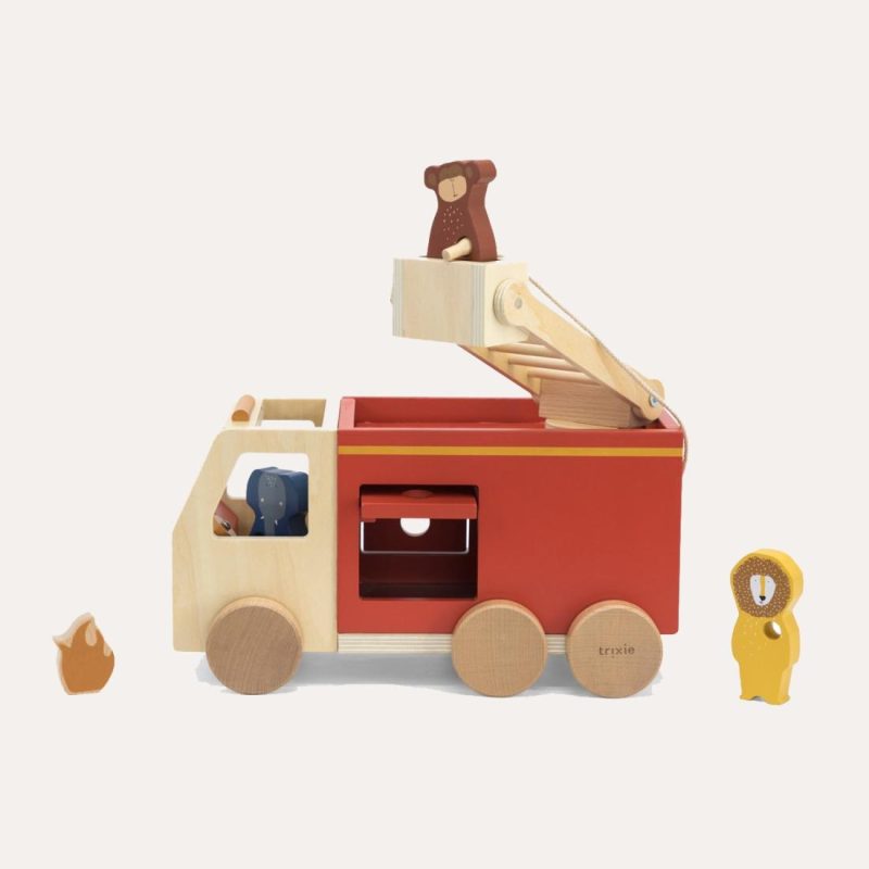 Fsc Wooden Fire Truck Cars, Planes & Transport