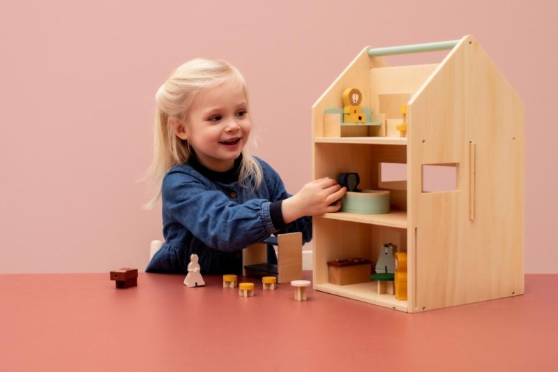 Fsc Wooden Play House Doll Houses