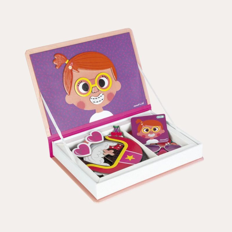 Girl’s Crazy Faces Magneti’Book Educational Toys