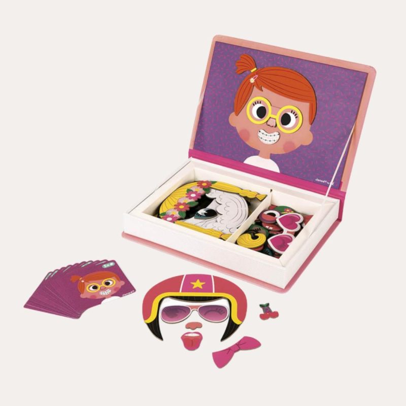 Girl’s Crazy Faces Magneti’Book Educational Toys