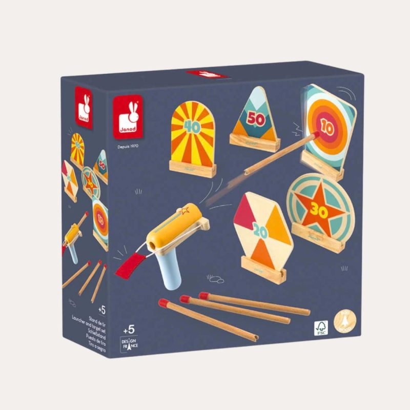 Launcher And Target Set Educational Toys