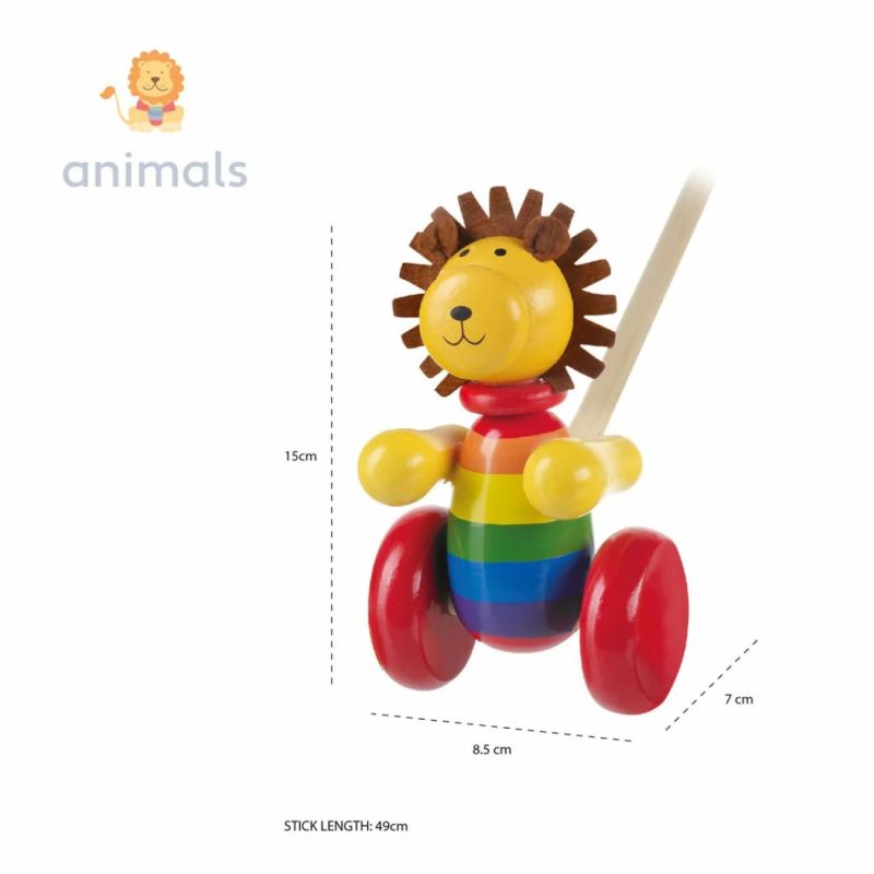 Lion Boxed Push Along Educational Toys