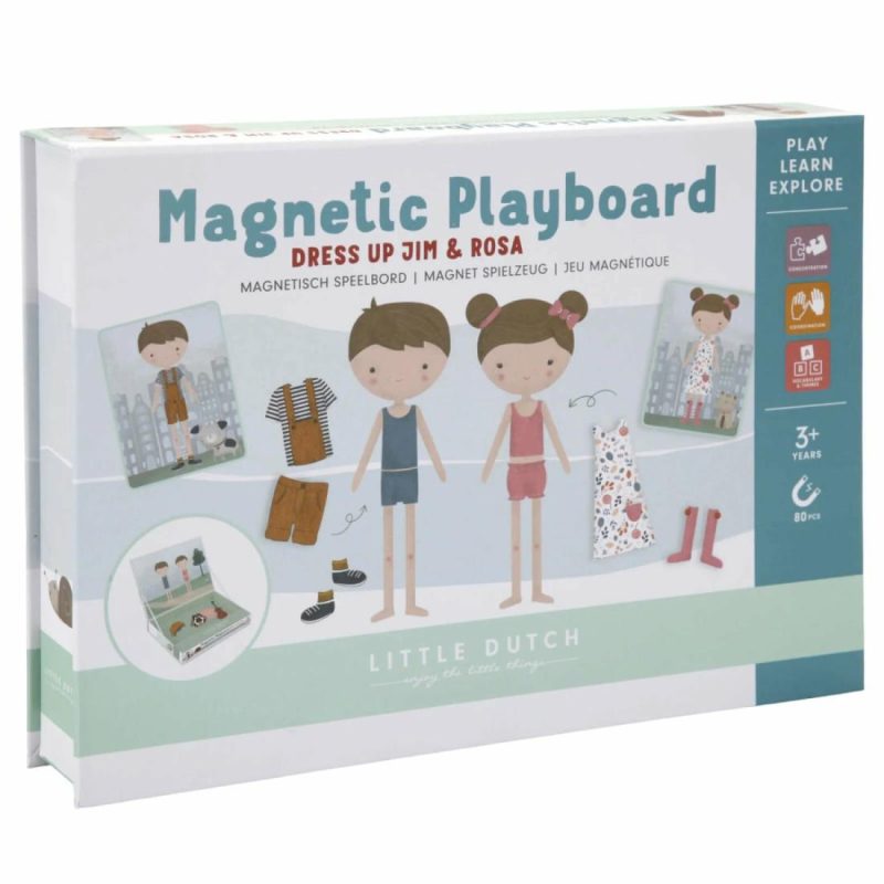 Magnetic Playboard With Jim & Rosa Educational Toys