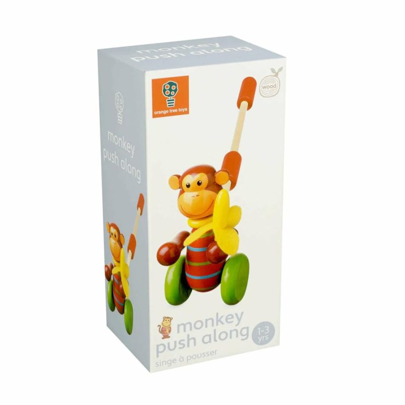 Monkey Boxed Push Along Educational Toys