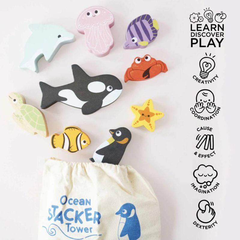 Ocean Stacker & Bag Activity Toys