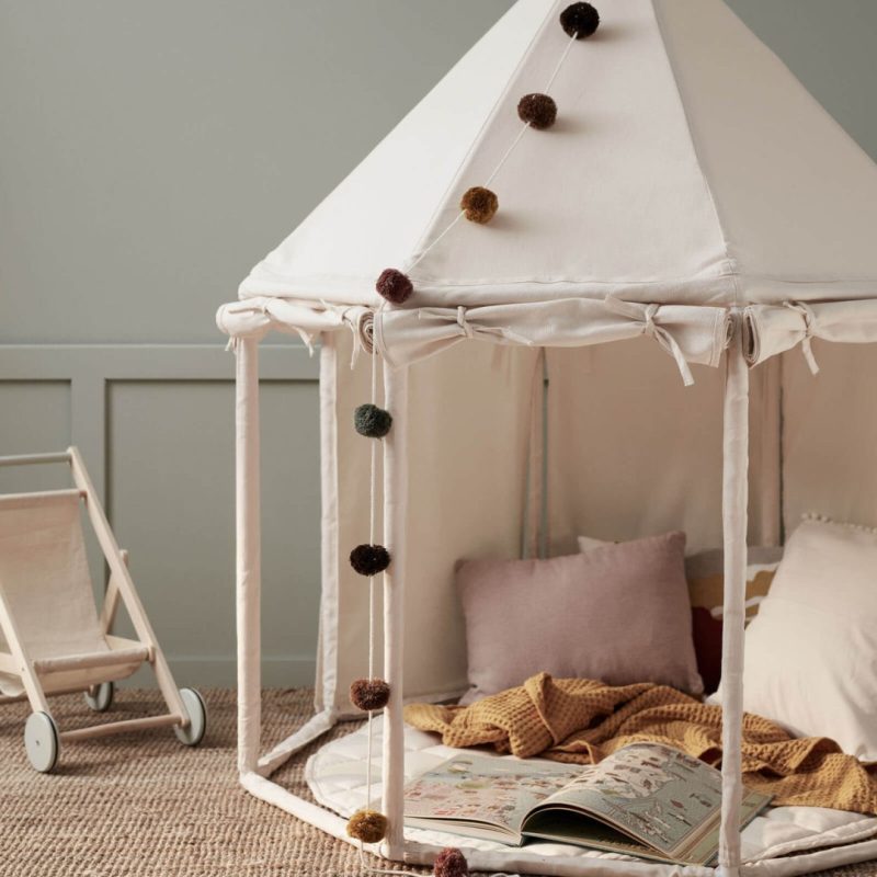 Pavilion Tent Natural White Imaginative Play