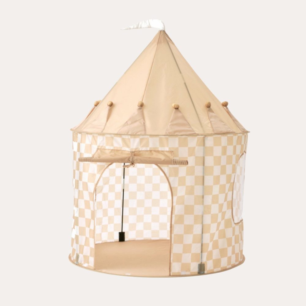 Play Tent – Check Yellow Imaginative Play