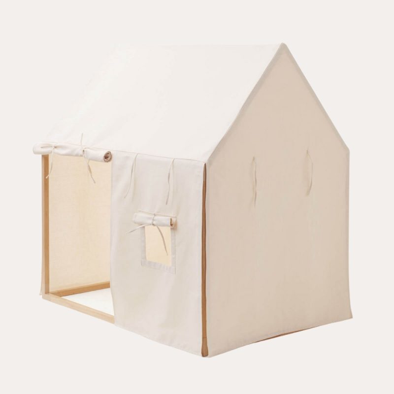 Playhouse Tent Natural White Imaginative Play